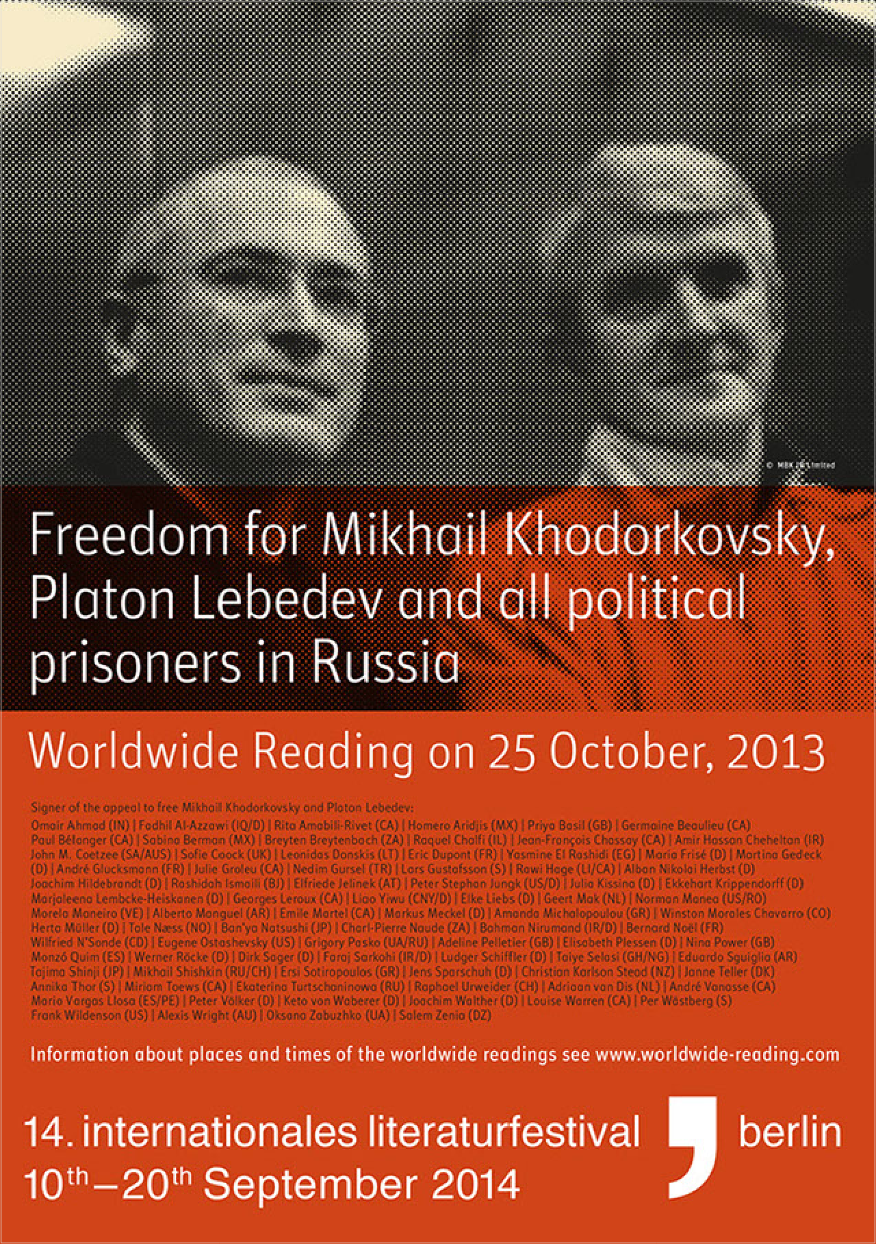 ilb – world wide reading – Mikhail Chodorkowsky & Platon Lebedev